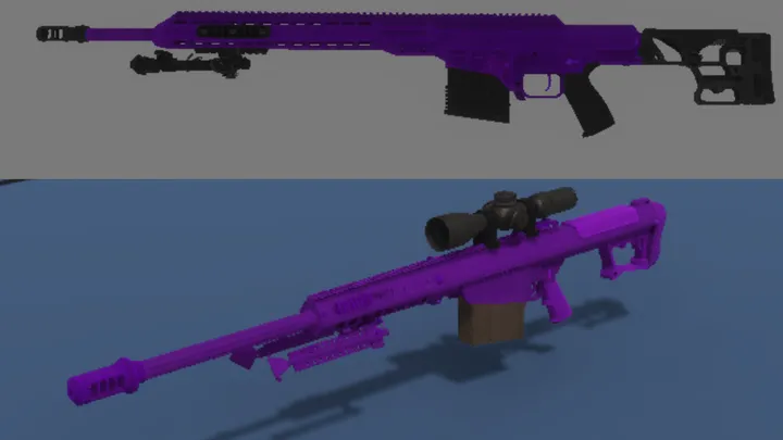 Purple Colored Barrets — preview