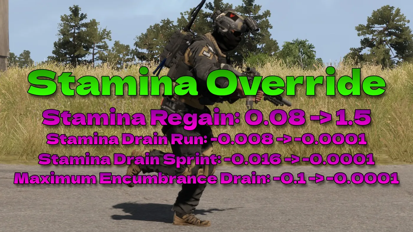 Stamina Override — workshop preview